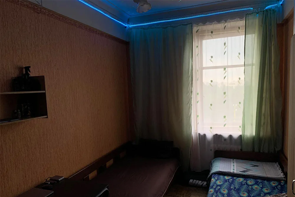 Стандартная студенческая комната в блоке на четыре человека