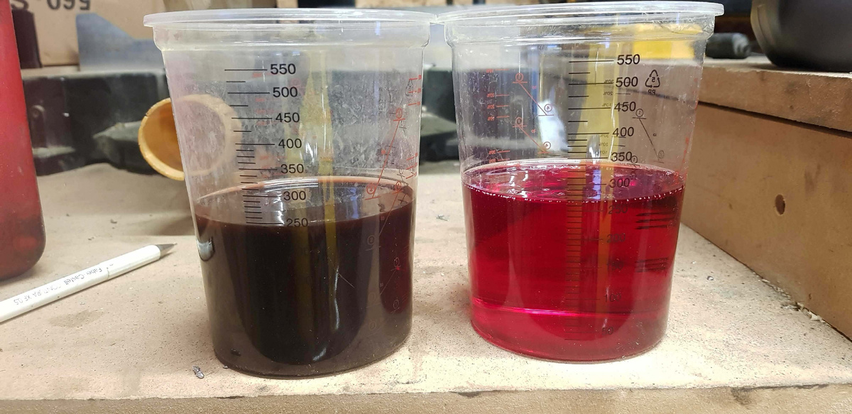 Старое и новое масло АКПП