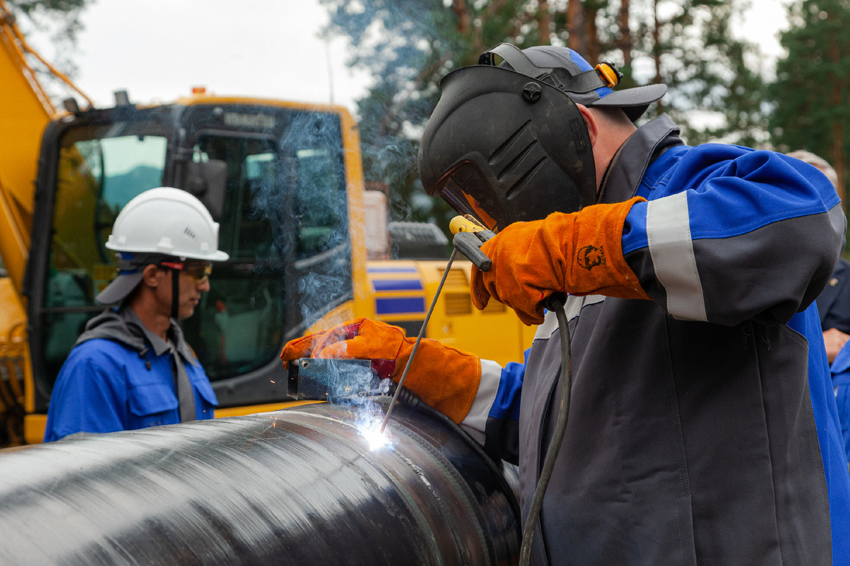 Строительство межпоселкового газопровода в Республике Алтай. Фото: Gasfoto.ru