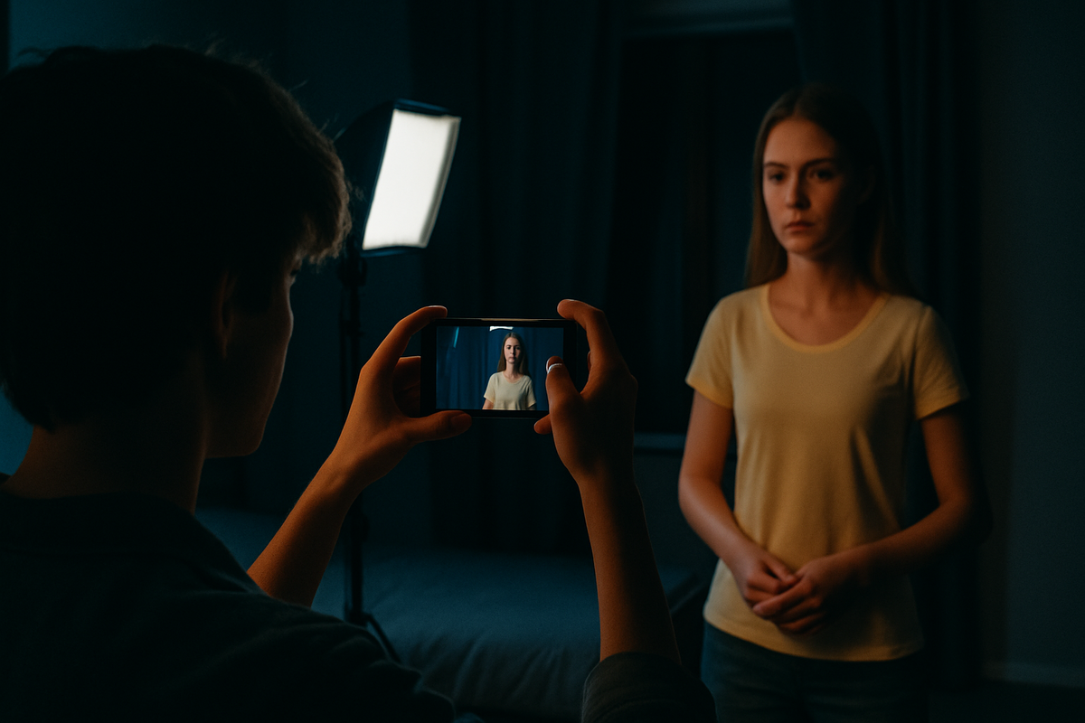 Съемка на телефон 