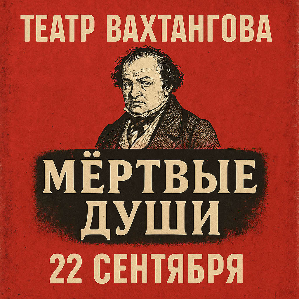 Спектакль «Мёртвые души» в Театре Вахтангова