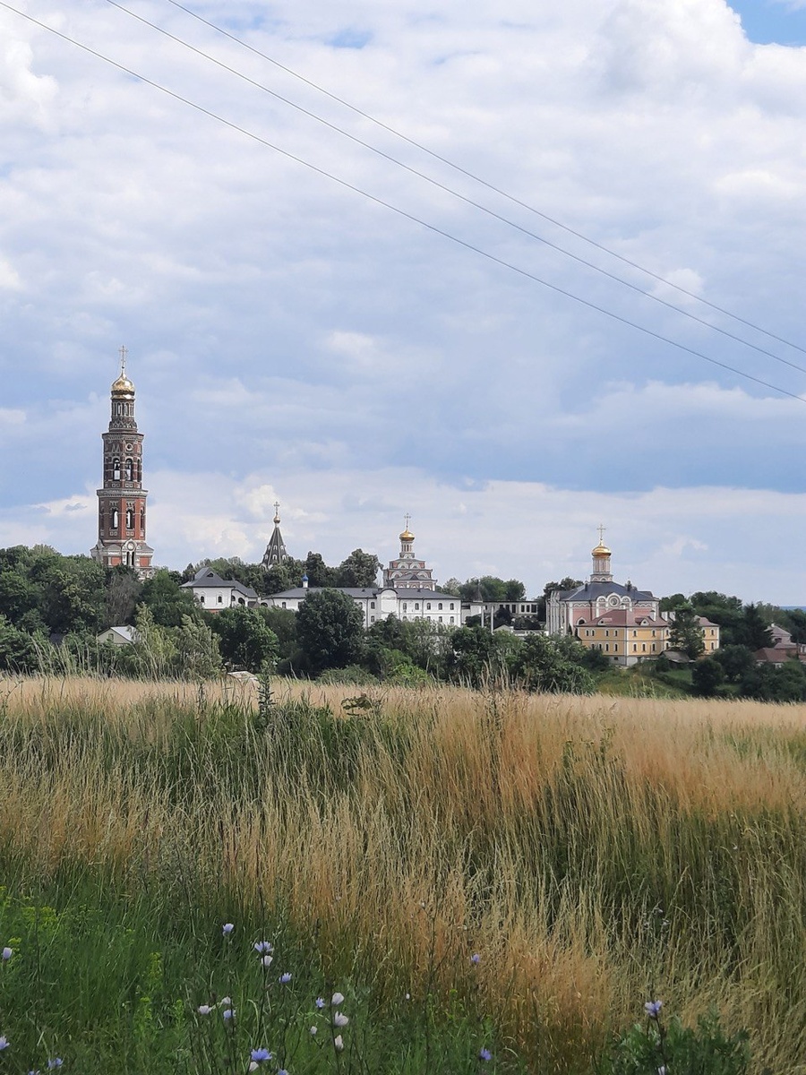Вид на Иоанно-Богословский монастырь (фото автора)