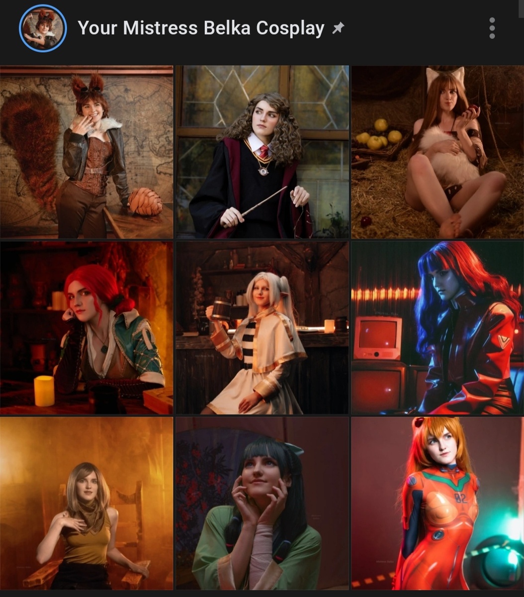 Косплеи от Mistress belka