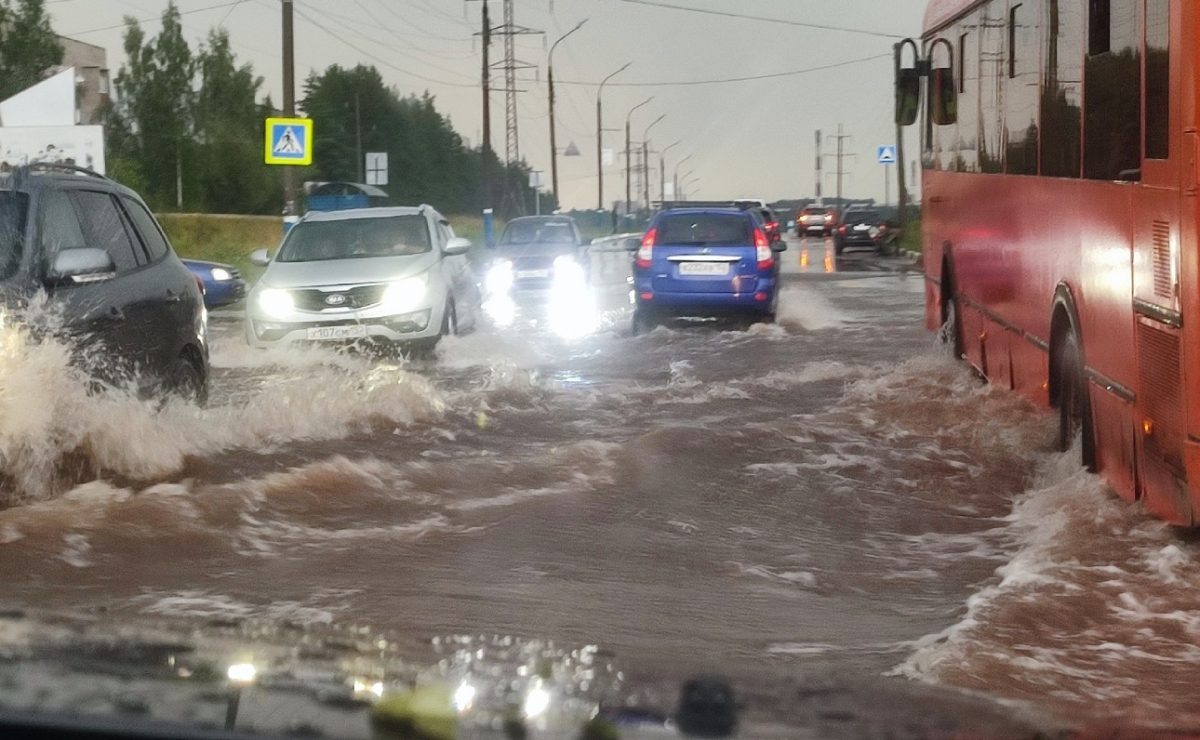    В Арзамасе за сутки выпала двойная норма осадков