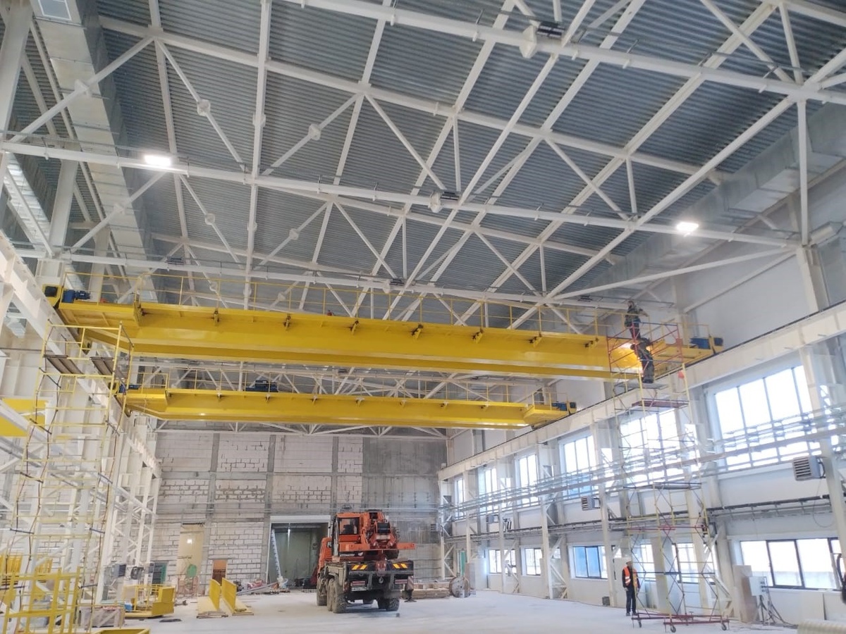 Монтаж крана мостового двухбалоччного опорного ООО ПК "Крантехмаш"