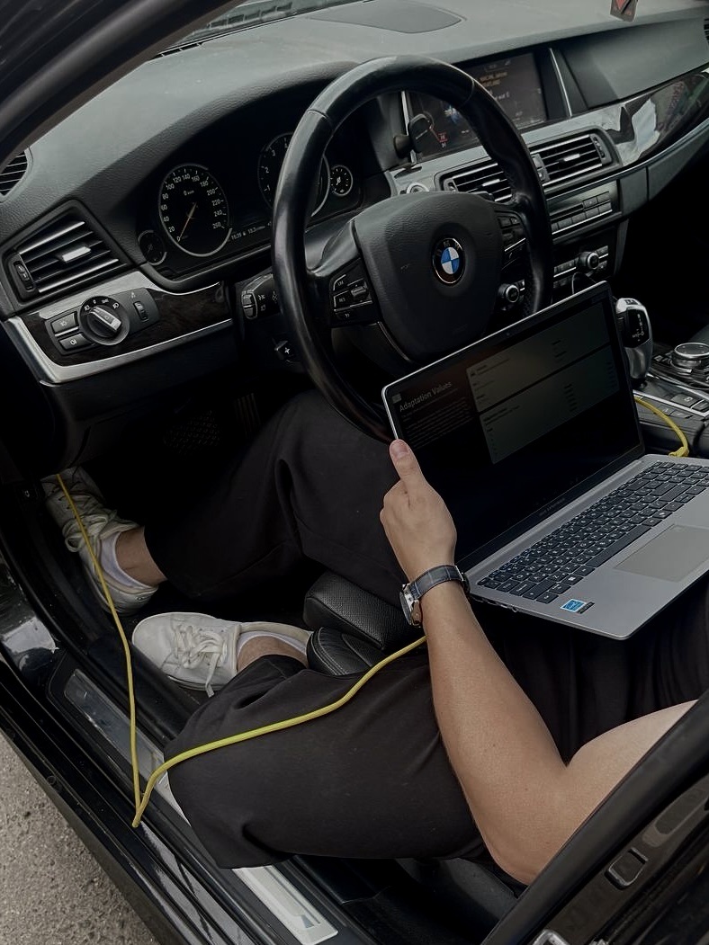 установка xHP на автомобиль BMW