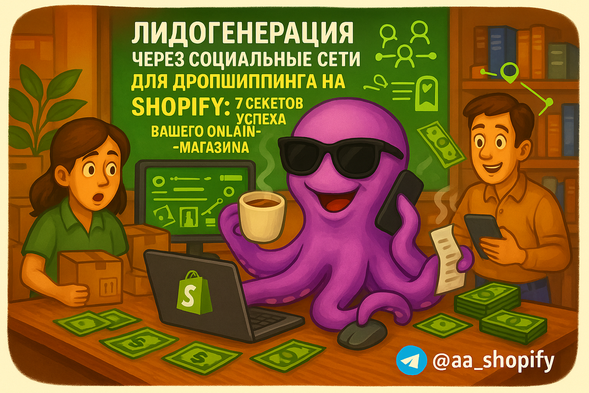    Лидогенерация через социальные сети для дропшиппинга на Shopify: 7 секретов успеха вашего онлайн-магазина aa_ecom