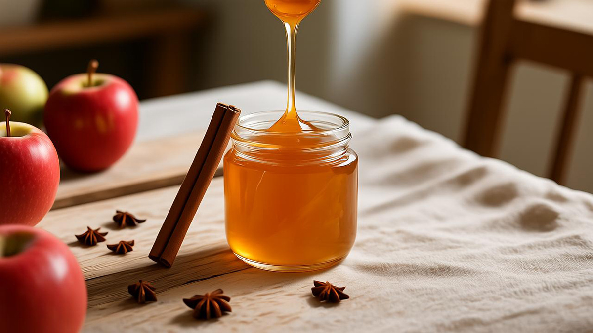 Яблочное варенье с корицей