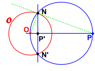 Как найти точку P' для точки P и наооборот. 