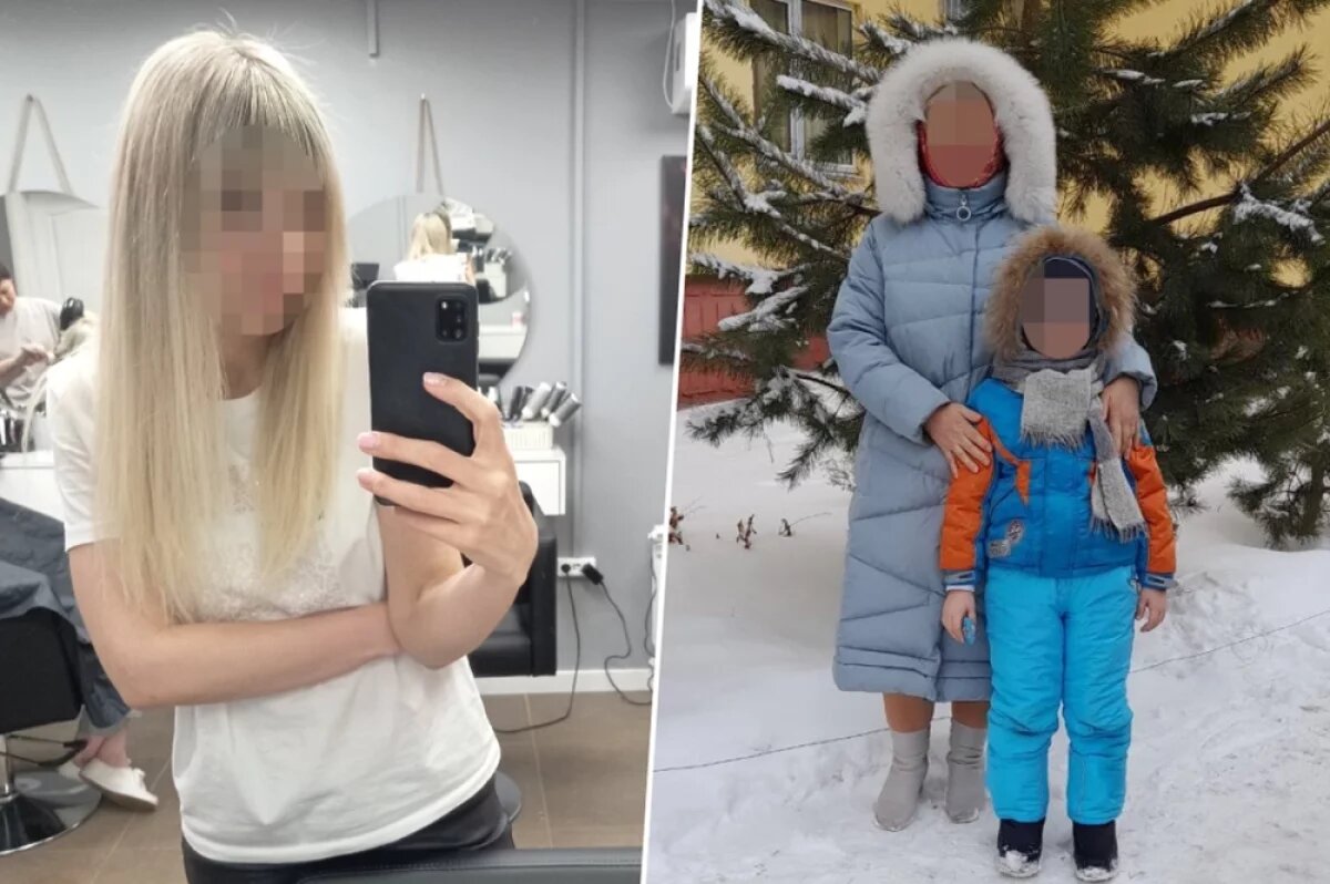    Олеся и Маргарита Павловна Семенцова с внуком.