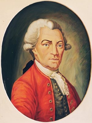    Портрет Степана Петровича Крашенинникова работы Владимира Мишарина, 1995 г. / Фото: goskatalog.ru