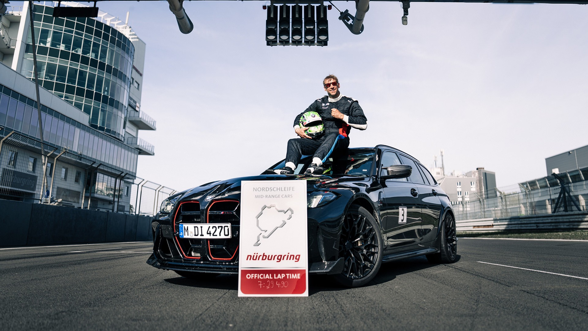 BMW M3 CS Touring на Нюрбургринге