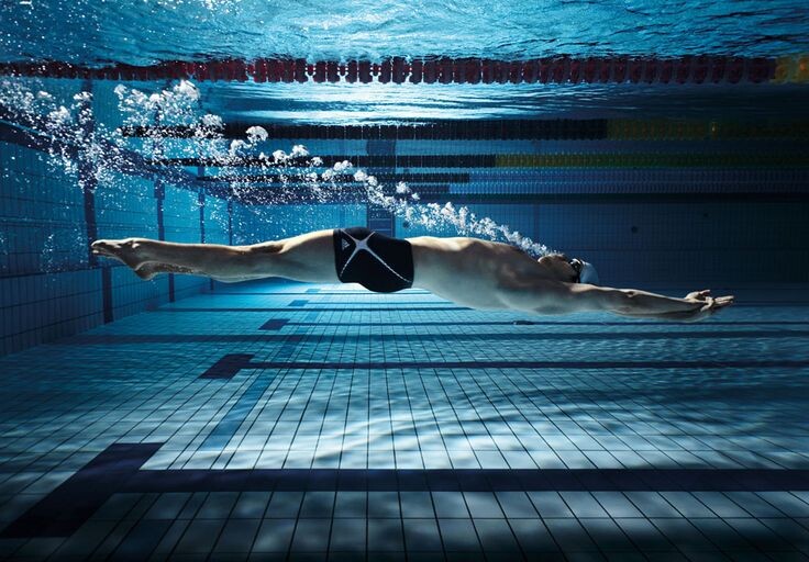 Плавание-своего рода успокоительное 