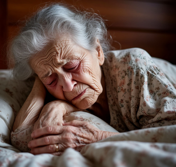 Забытая старушка