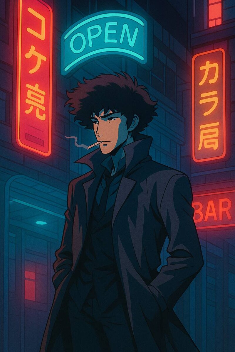 Ковбой Бибоп (Рейтинг: 22/25)
Год выпуска: 1998
Количество серий: 26
Жанр: научная фантастика, боевик, драма
Описание: Космический вестерн с элементами нуара. История четырёх охотников за головами, путешествующих по галактике в поисках наживы. Захватывающий сюжет, глубокие персонажи и великолепная музыка делают это аниме классикой жанра.