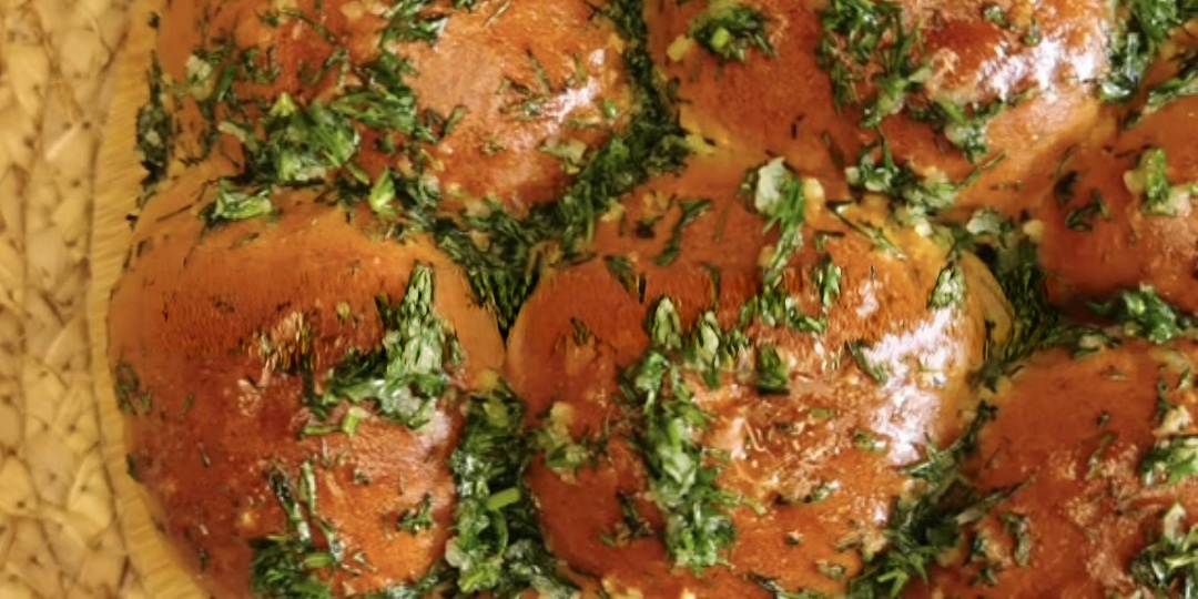 Пампушки с чесноком (к борщу)