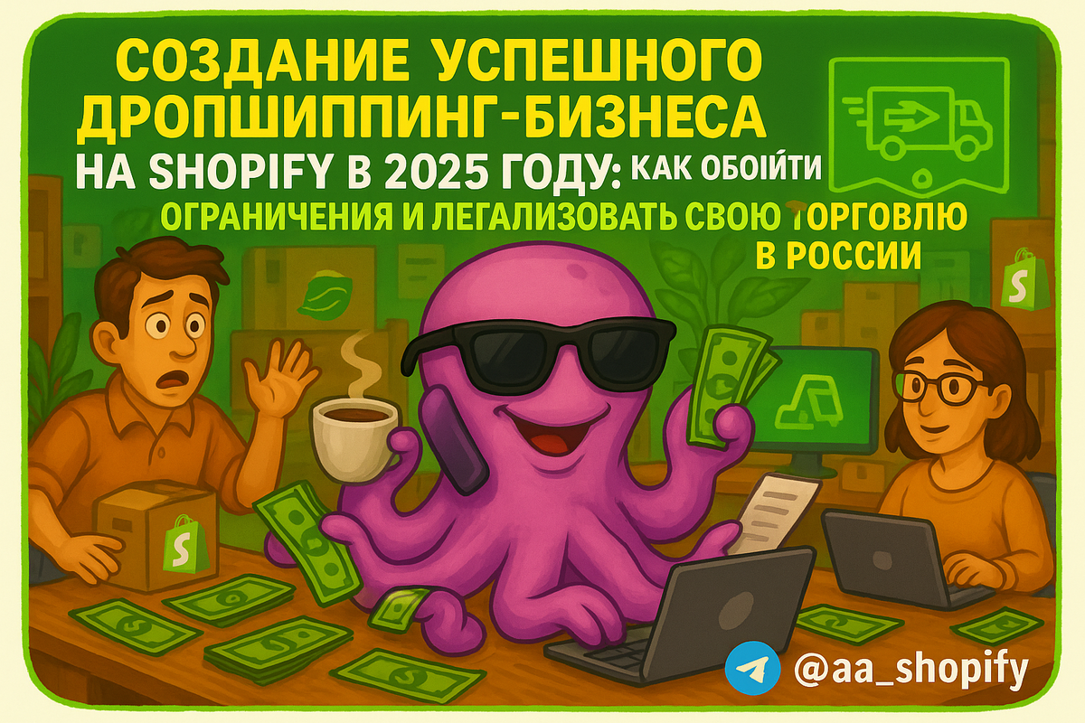    Создание успешного дропшиппинг-бизнеса на Shopify в 2025 году: как обойти ограничения и легализовать свою торговлю в России aa_ecom