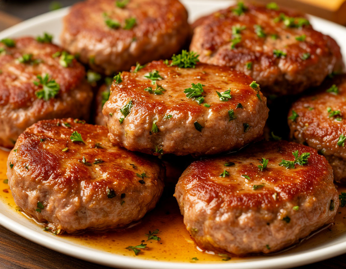 Мясо-овощные котлеты 