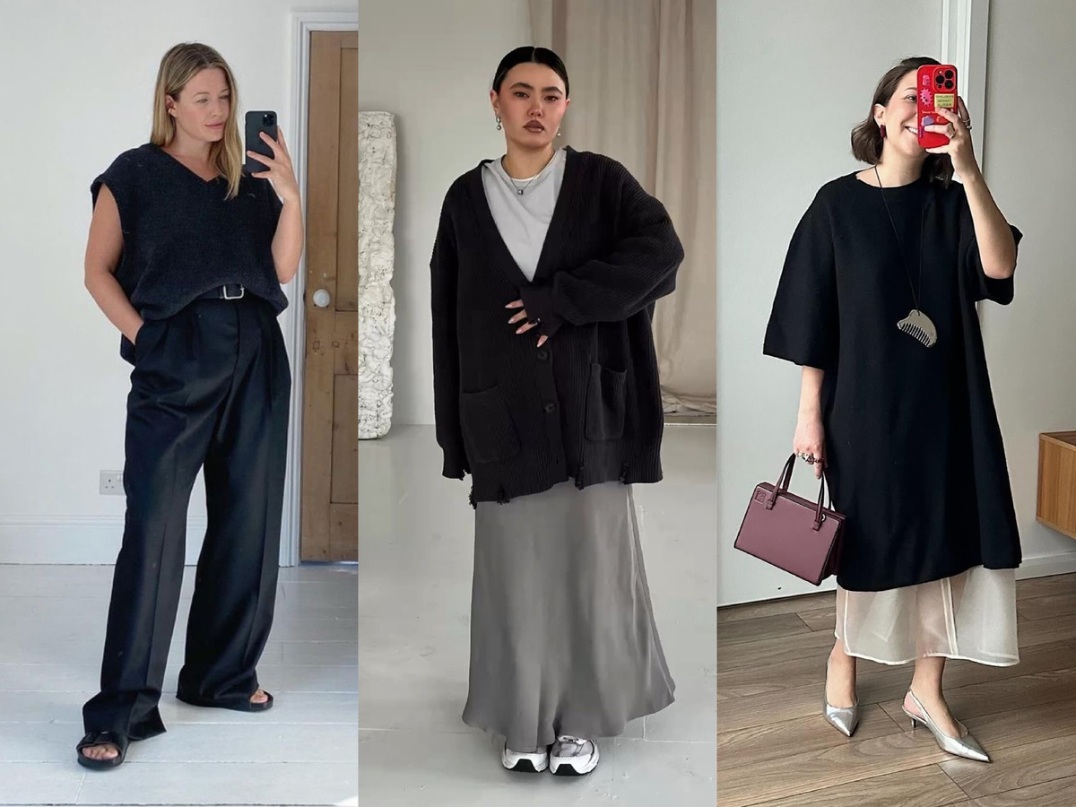 Черный не стройнит.