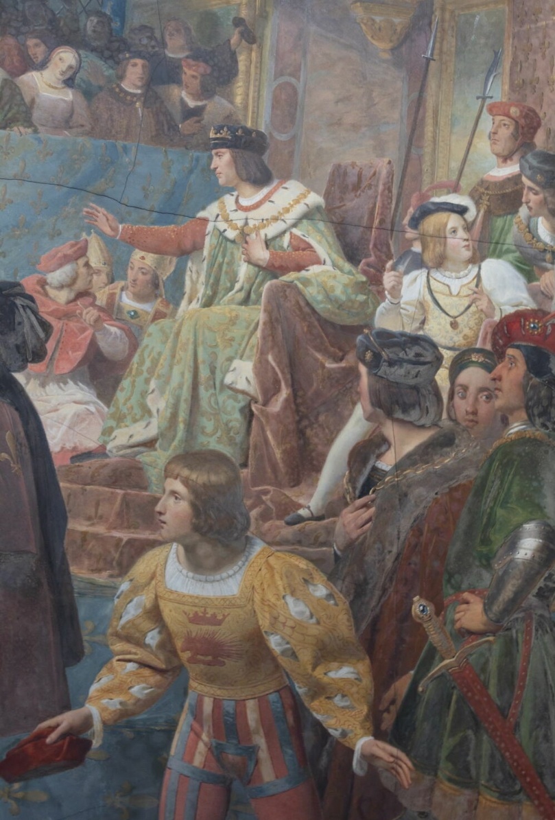 Мишель Дроллинг. «Провозглашение Людовика XII „отцом народа“ на заседании Генеральных штатов в Туре в 1506 году»