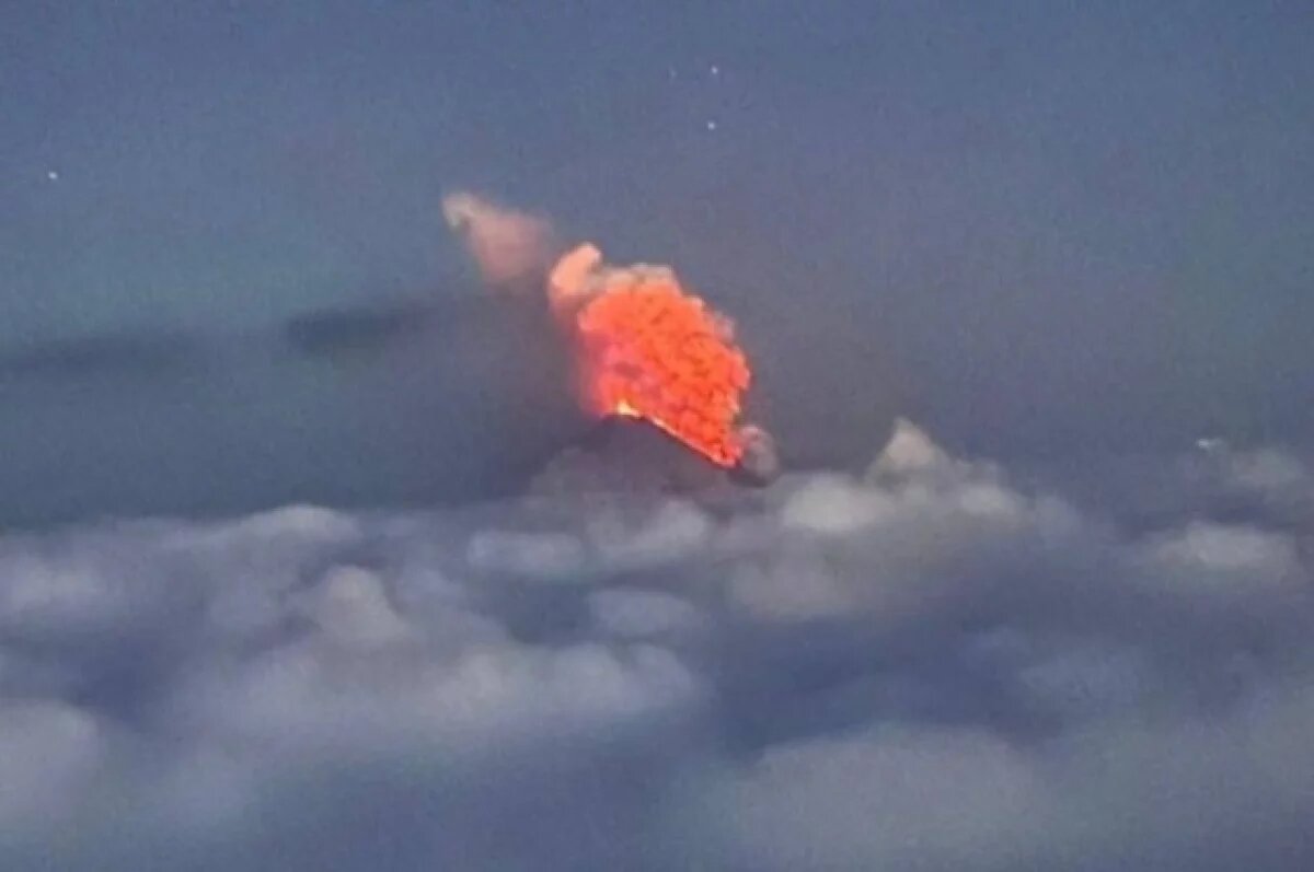    В районе Ключевского вулкана на Камчатке разрушена дамба