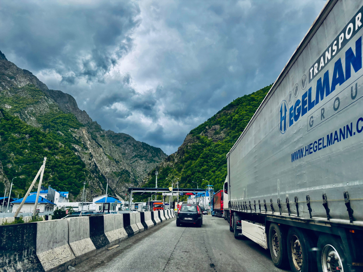 Въезд на российский кпп