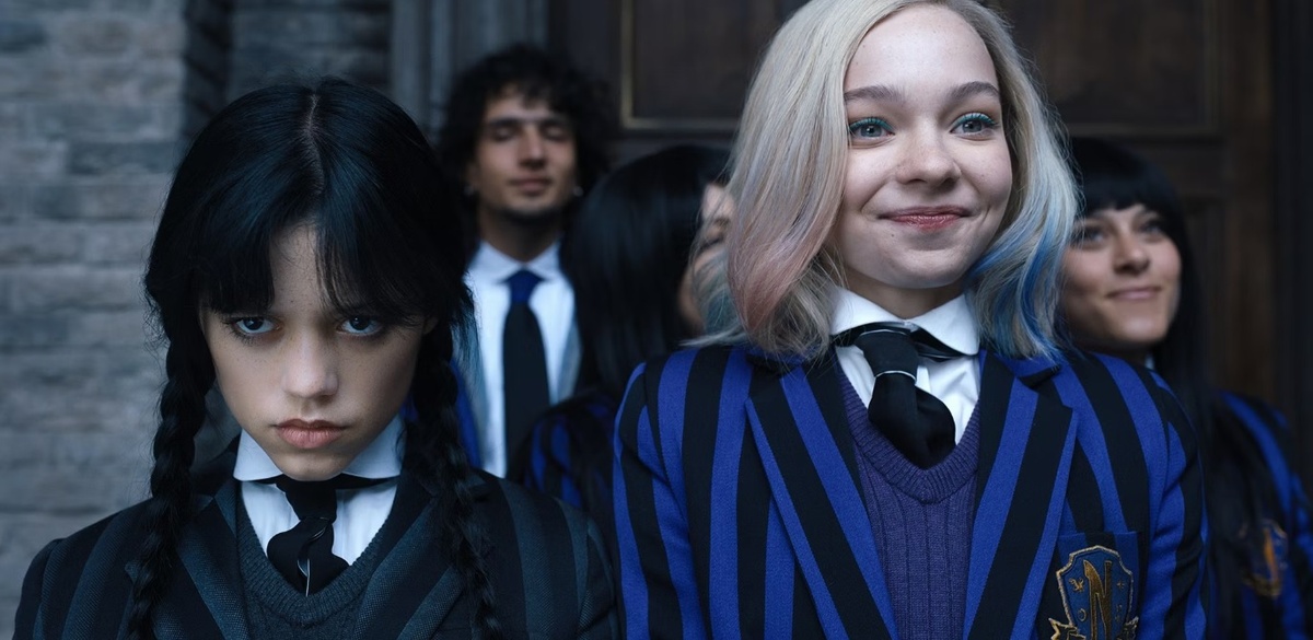 Кадр из сериала "Уэнсдэй" 