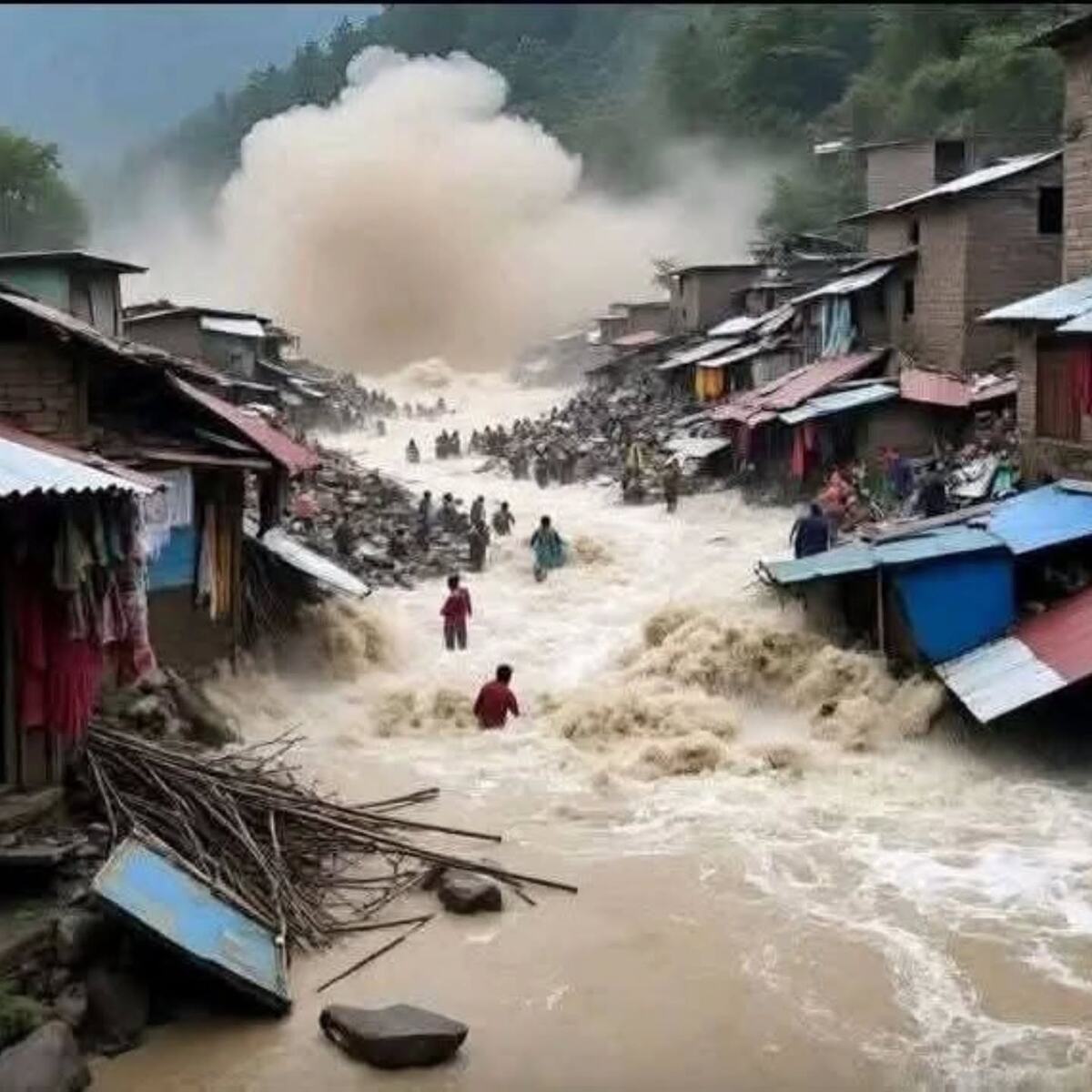 Во время трагедии.