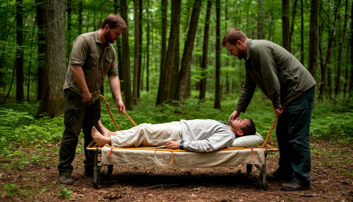 обряд в лесу