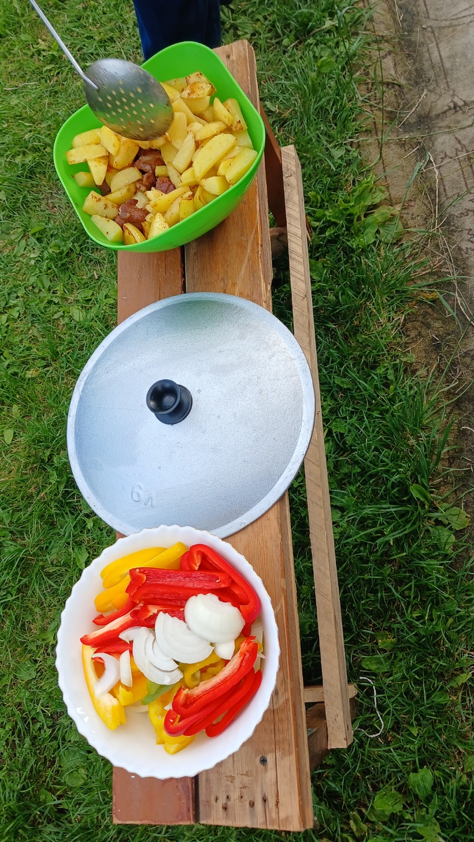 В процессе. Фото автора