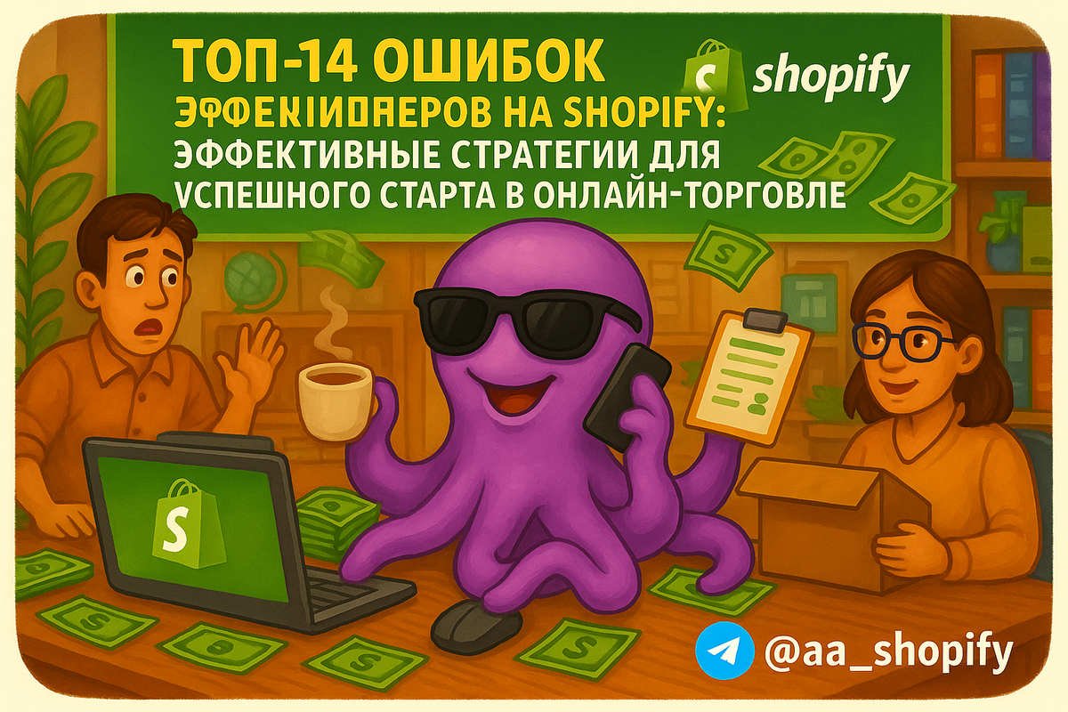    Топ-14 ошибок дропшипперов на Shopify: эффективные стратегии для успешного старта в онлайн-торговле в России aa_ecom