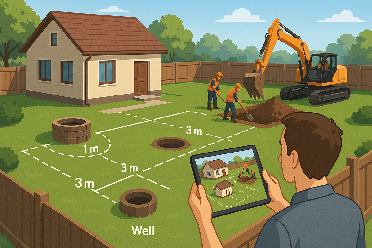Где правильно разместить септик