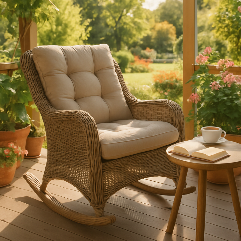    Создайте идеальное кресло-качалку из искусственного ротанга для дачи: 10 шагов к уюту своими руками Loza