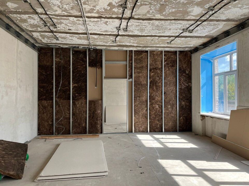    Капремонт кадетской школы № 2 в Рубцовске. Источник: t.me/Feldman_D_Z