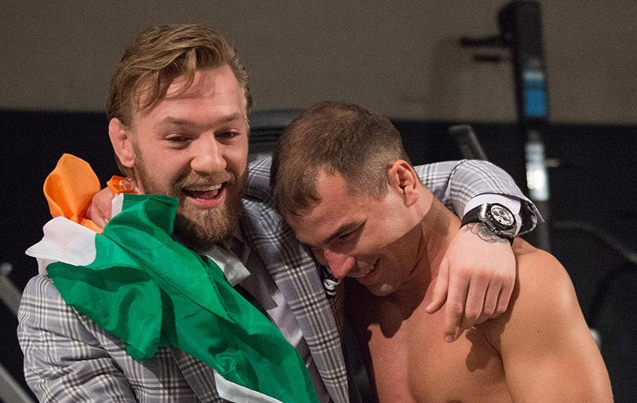    Конор Макгрегор и Артем Лобов. соцсети