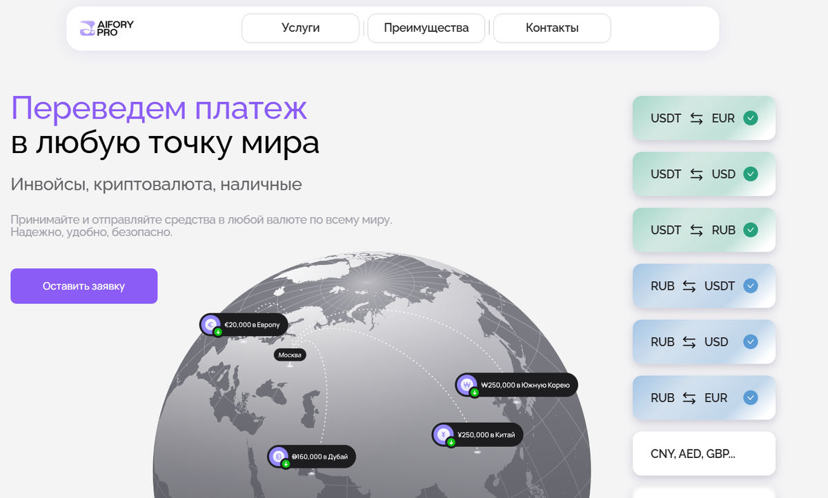Надёжный способ отправки международных переводов