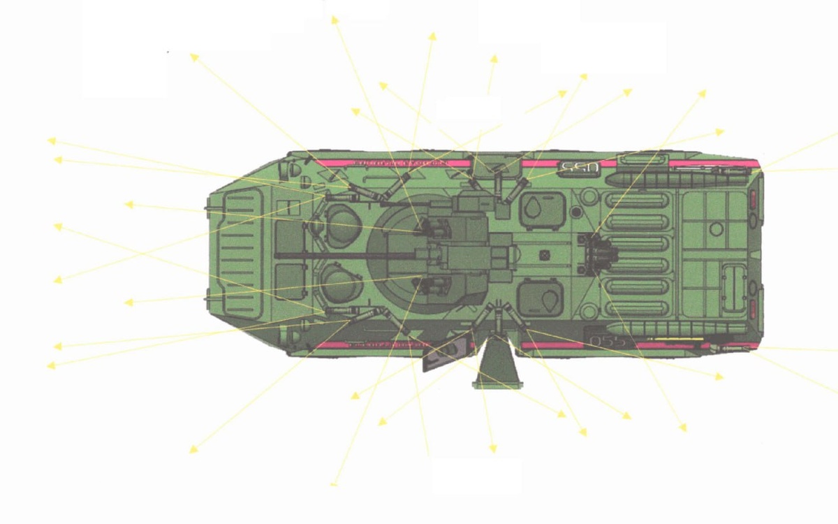  Проект активной защиты против дронов для танков