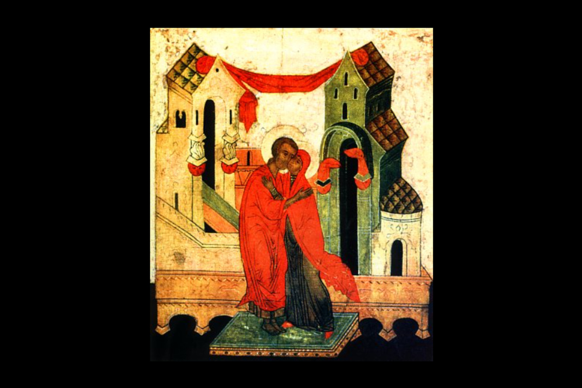 Икона «Зачатие праведной Анны», XV век. Фото: wikipedia.org/public domain