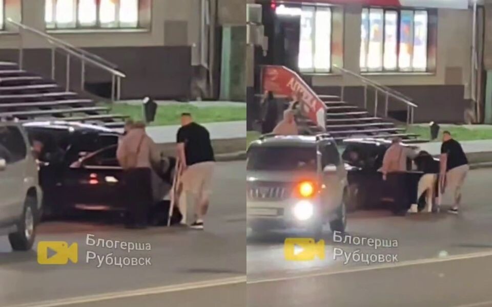    Драка в Рубцовске. Источник: кадры видео, t.me/rubtsovskienovosti