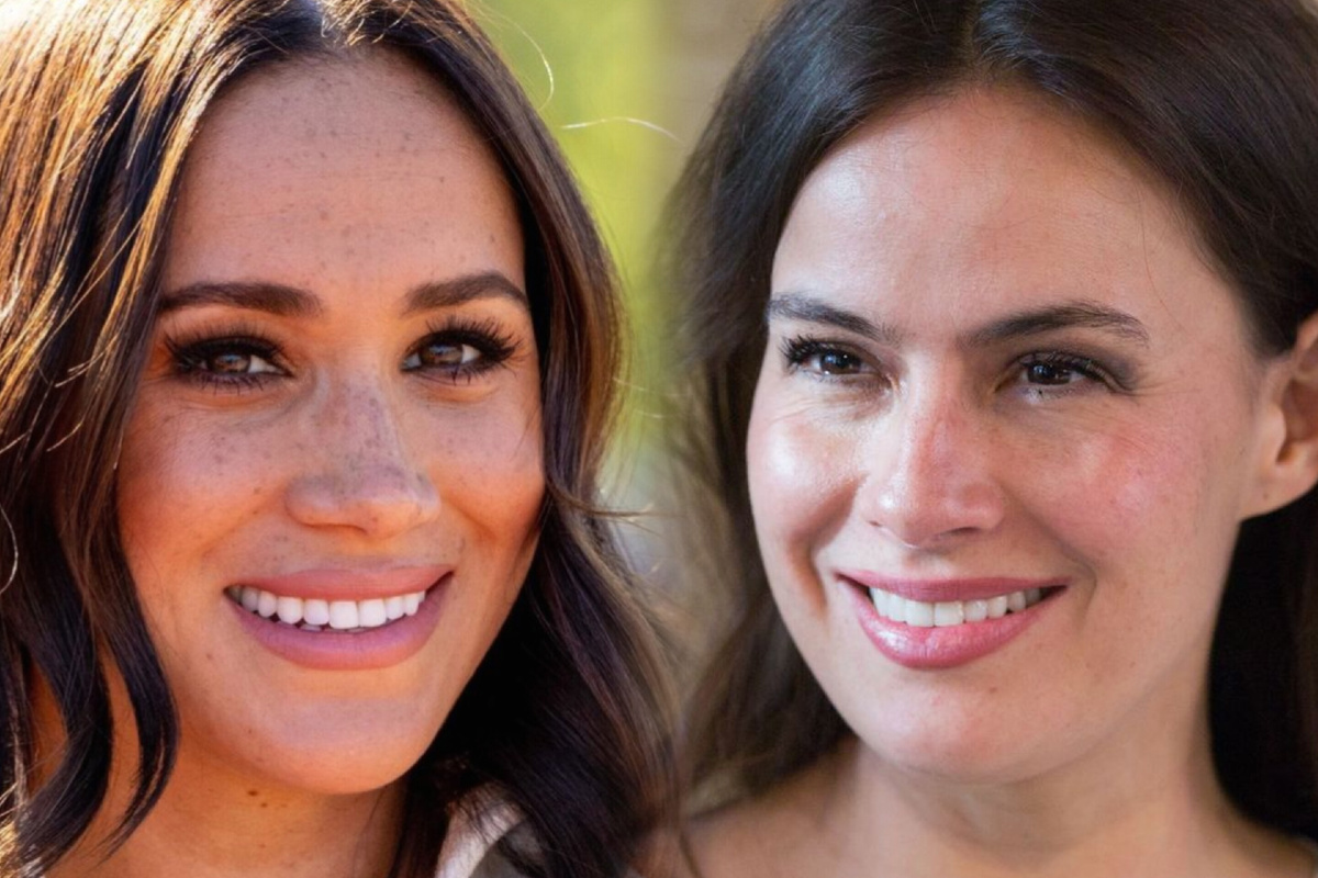 Слева Меган, справа Софи. Очень похожи девушки