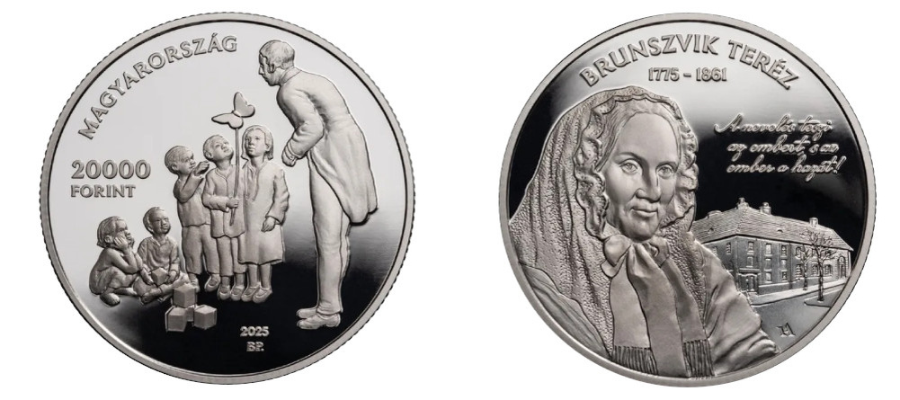    Памятные монеты Венгрии с изображением Терезы Брунсвик