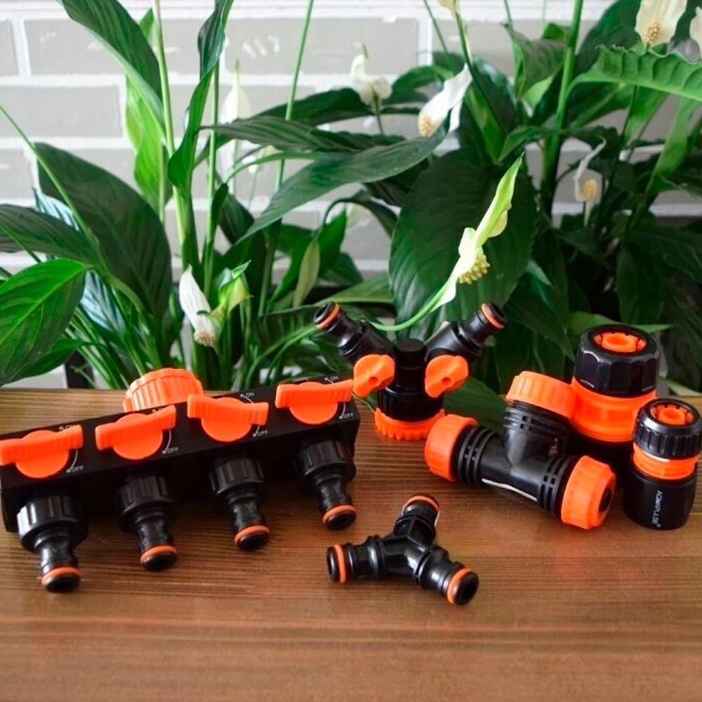 Элементы самотечной системы полива