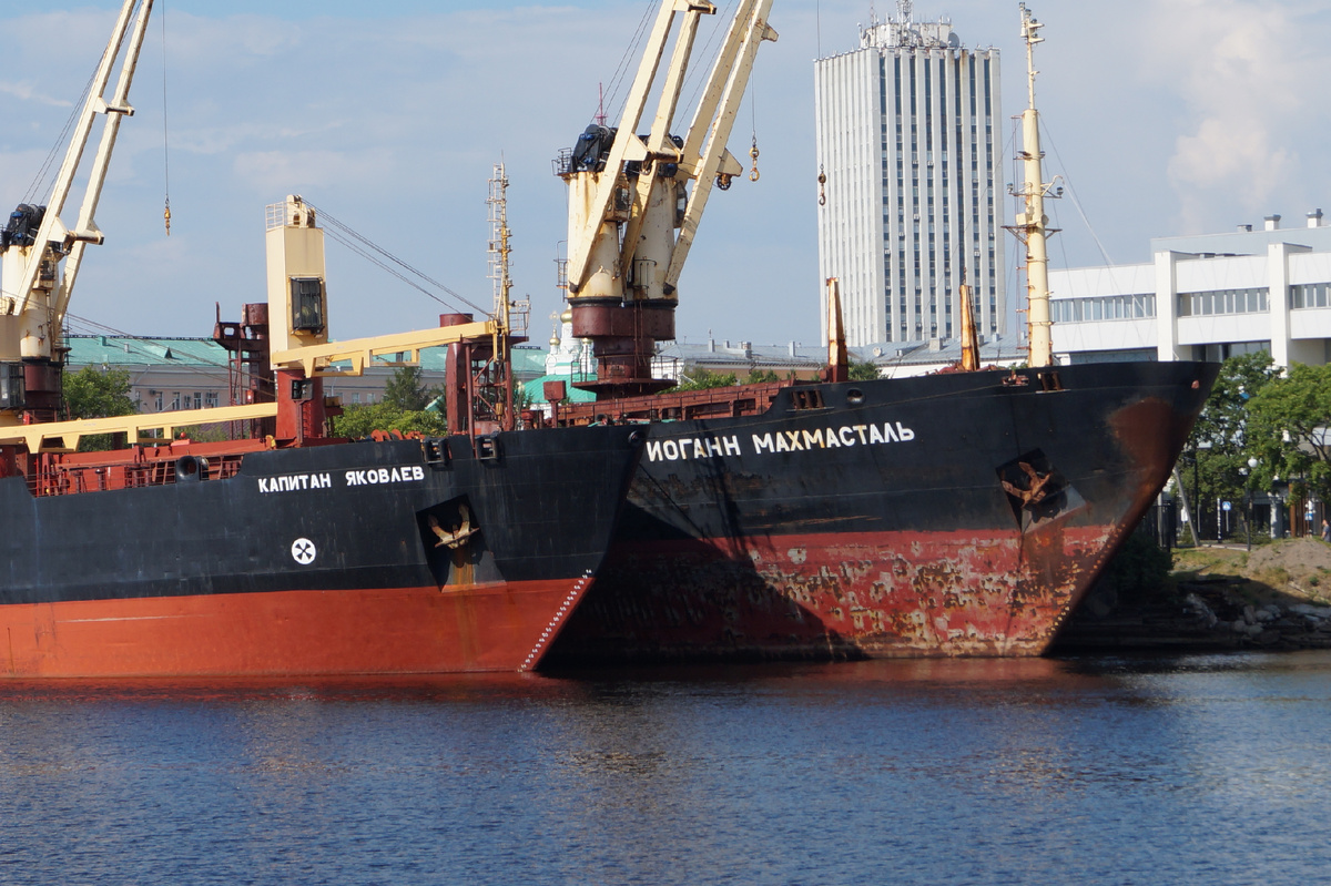 Фото автора. У причалов Архангельска