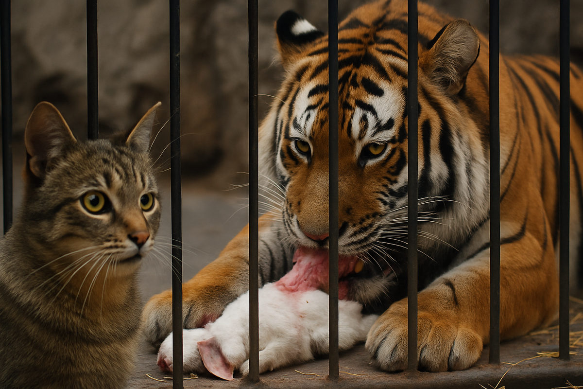 🦁 Когда домашний питомец становится обедом: зоопарк Дании и теневая грань естественного отбора