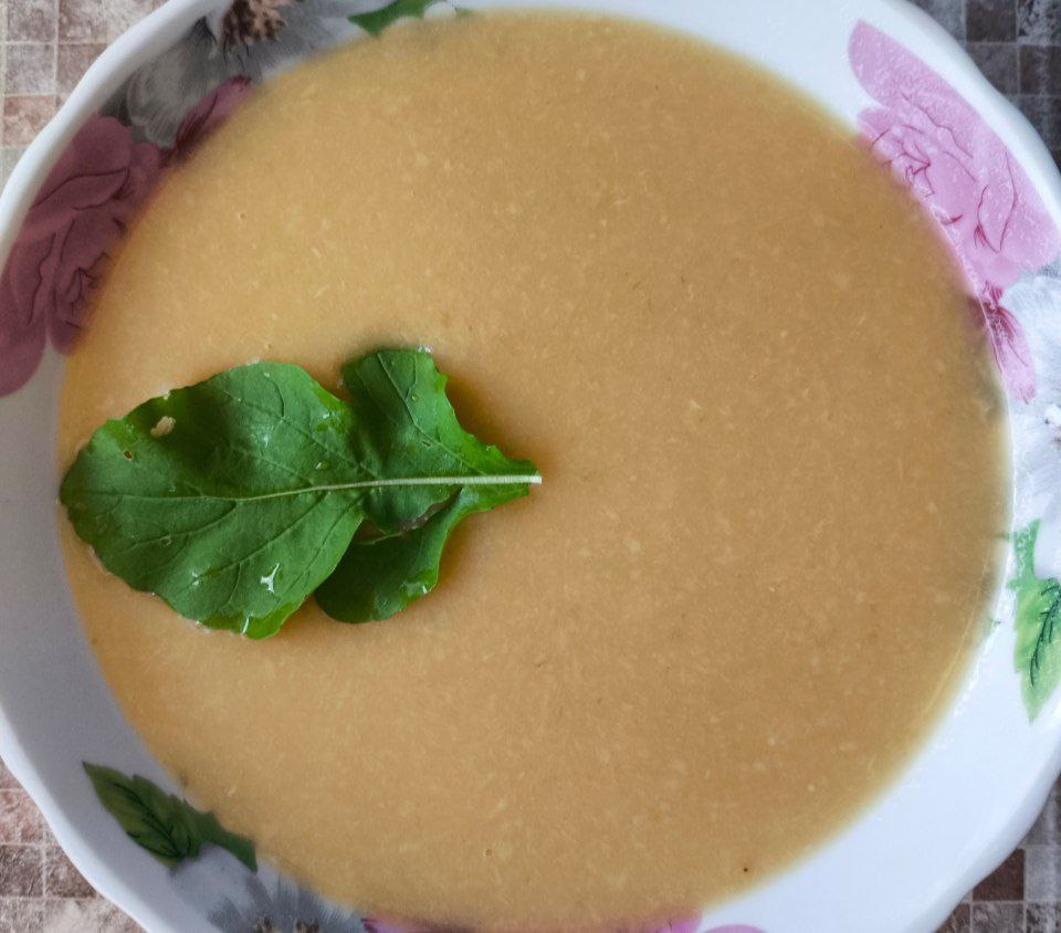 Другой зелени под рукой не было, простите.