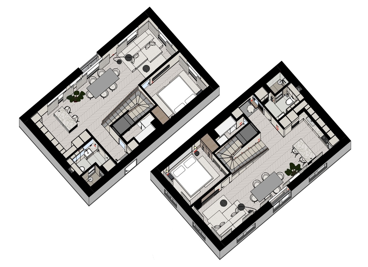 Планировочное решение 1 этажа