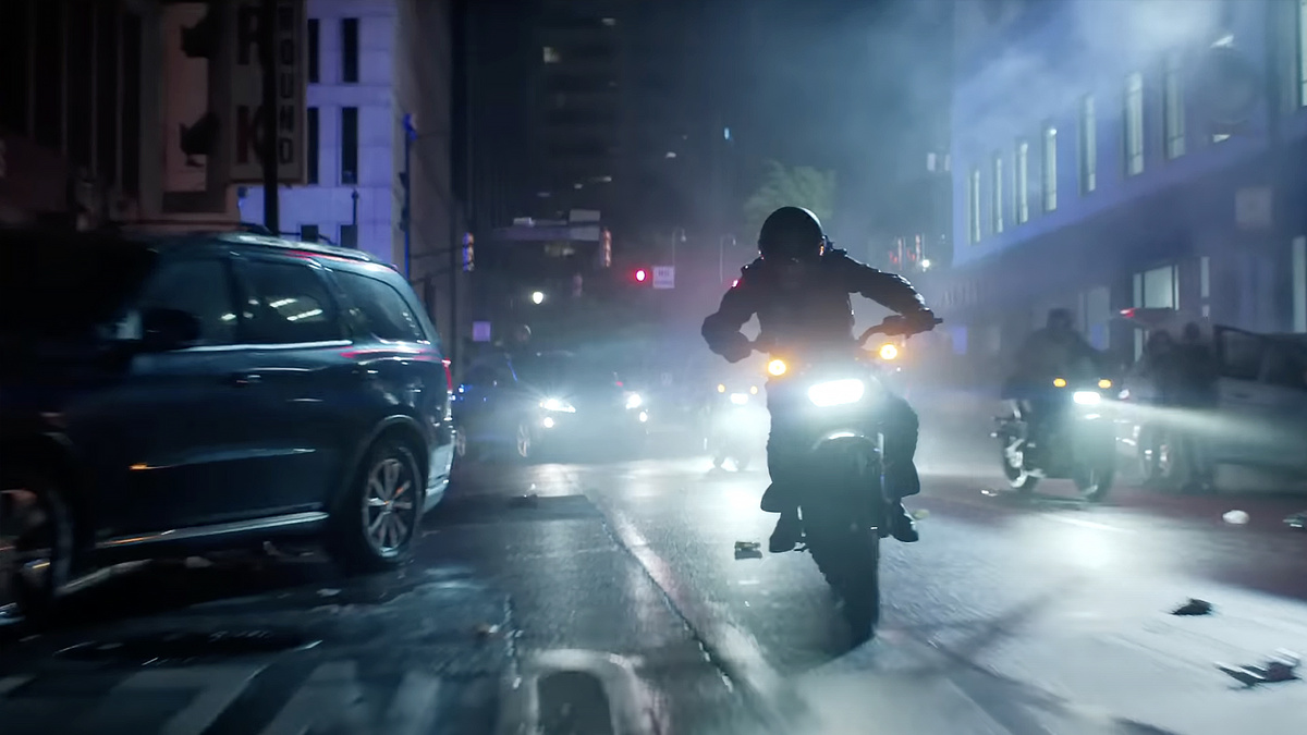 Кадр из фильма "Голый пистолет"