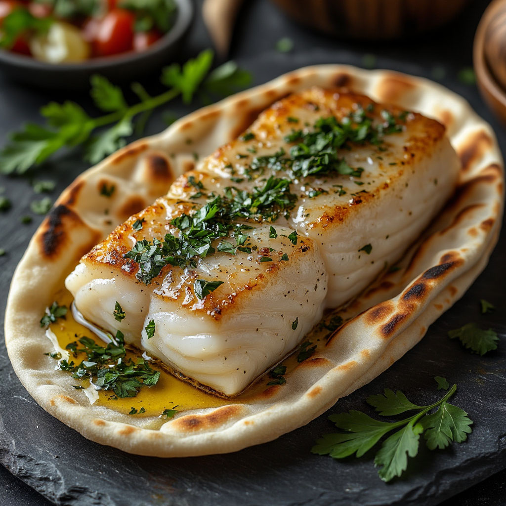 Треска в лаваше 