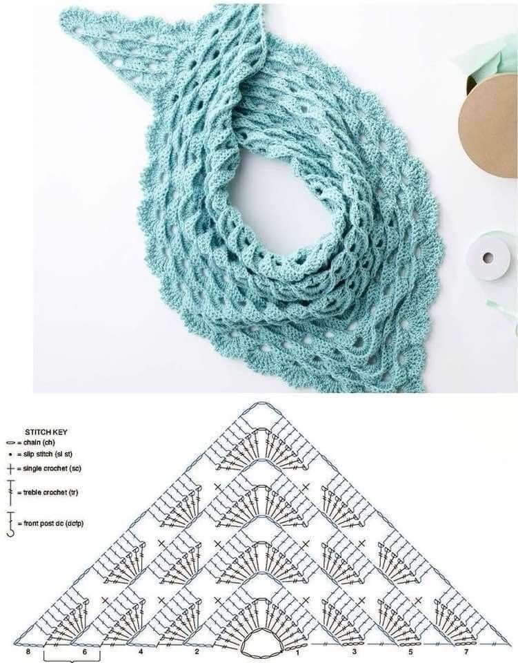 платок кроше