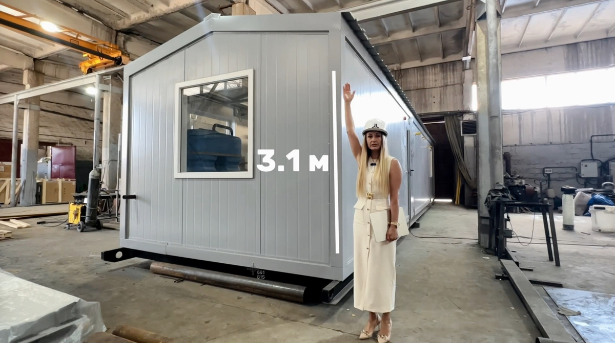 Высота блочно-модульной котельной 600кВт гд